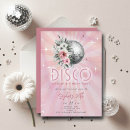 Recherche de soirée dansante disco invitations Vintage