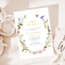 Recherche de floral coloré invitations Bébé en fleurs