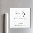 Recherche de save the date magnets Minimalist