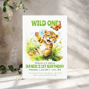Recherche de tigre invitations Mignonne