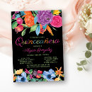 Recherche de orange quinceanera invitations Noir