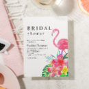Recherche de flamant tropical invitations Beach party