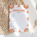 Recherche de activités baby shower invitations Prédictions pour bébé