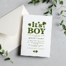 Recherche de st patricks day baby shower invitations Irish