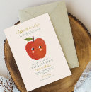 Recherche de de pomme anniversaire invitations Rouge