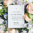 Recherche de première de blanc petite communion invitations Simple