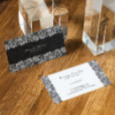 Recherche de dentelle noire cartes visite Élégant