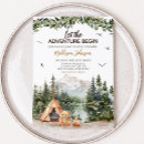 Recherche de mountain baby shower invitations Camping