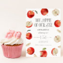 Recherche de pommes invitations Aquarelle
