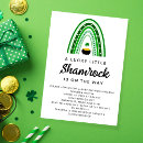 Recherche de shamrock baby shower invitations Pot d'or