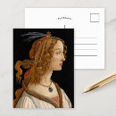 Recherche de boticelli cartes postales Femme