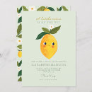 Recherche de fruit baby shower invitations Clémentine