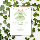 Recherche de shamrock baby shower invitations Trèfle