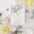 Zoek naar elegant floral bridal shower uitnodigingen Waterverf bloemen