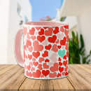 Recherche de coeur rouge de valentines tasses Pour tous