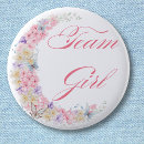 Recherche de baby shower fille badges Moderne