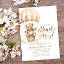 Recherche de boho teddy bear baby shower invitations Neutre