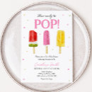 Recherche de popsicle invitations Mignonne