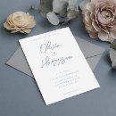 Recherche de dusty blue mariage invitations Classe