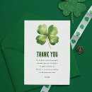 Recherche de shamrock vœux cartes Aquarelle