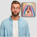 Recherche de cheveux bruns cartes visite Beauté