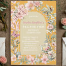 Recherche de thé anniversaire invitations Jardin