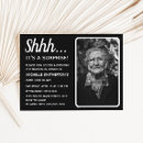 Recherche de anniversaire 80 ans cartes invitations Noir