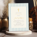 Recherche de bleu baptême invitations Minimaliste