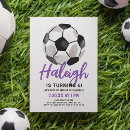 Recherche de soccer invitations Violet
