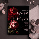 Recherche de pivoine rouge invitations Couple