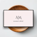 Recherche de monogramme fait sur commande cartes visite Minimal
