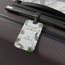 Recherche de feuille tropicale bagages étiquettes Rustique