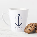 Recherche de ancre marine tasses Bleu