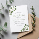 Recherche de de 100 ans invitations Élégant