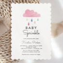 Recherche de raindrops baby shower invitations Nuages