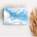 Recherche de clouds remerciements cartes Moderne