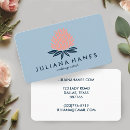 Recherche de fleurs bleues cartes visite Pour elle