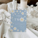 Recherche de deuxième anniversaire invitations Marguerie