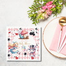 Recherche de alice au pays des merveilles serviettes Fête du thé