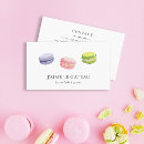 Recherche de macarons cartes visite Aquarelle