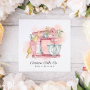 Recherche de aquarelle rose cartes visite Pâtissier