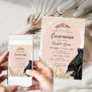 Recherche de boho quinceanera invitations Herbe de pampa