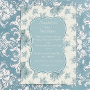 Recherche de toile de lapin invitations Bleu poussiéreux