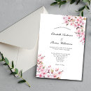 Recherche de sakura mariage invitations Moderne
