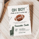 Recherche de football baby shower invitations Sport