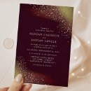 Recherche de crimson mariage invitations Moderne