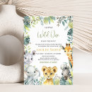 Recherche de wild baby shower invitations Safari