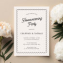 Recherche de frise invitations Noir et blanc