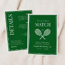 Recherche de match de tennis invitations Parti