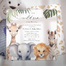 Recherche de wild baby shower invitations Zèbre